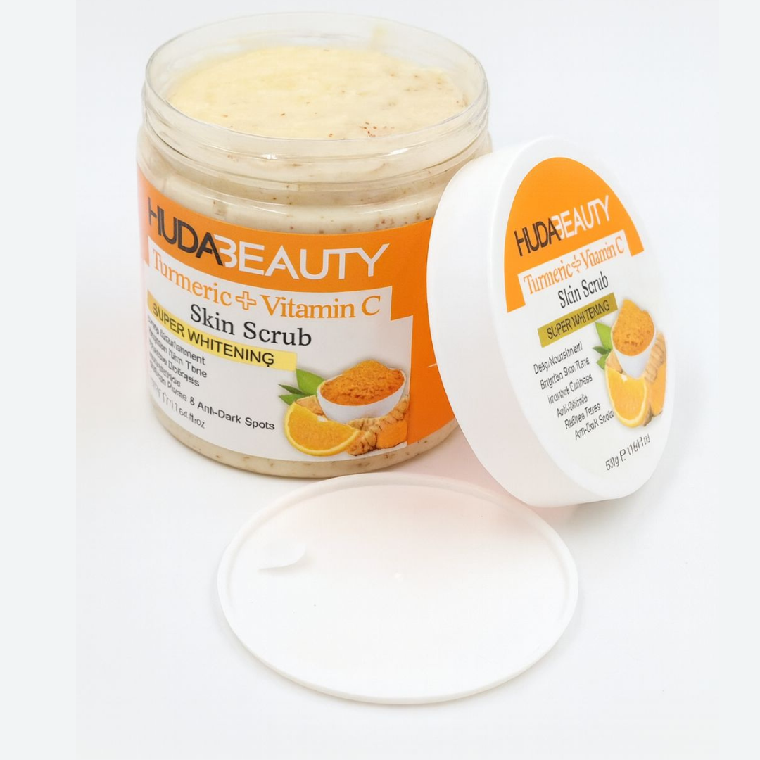 Huda Beauty Turmeric + Vitamin C Skin Scrub