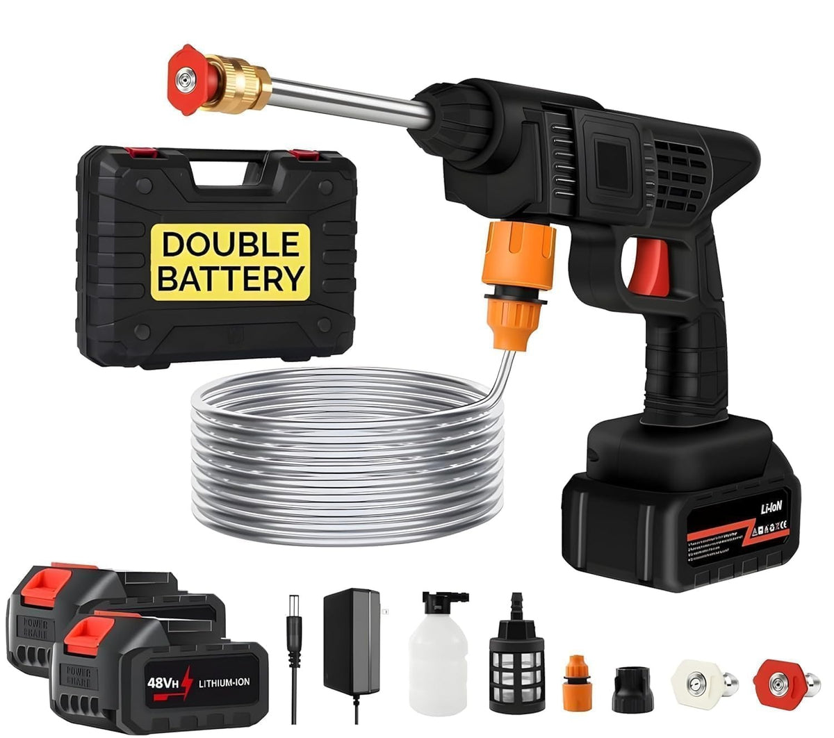 Pressure Washer For Car (Double Battery)