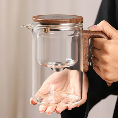 Magnetic switch glass teapot with tea separator – TrendsKick