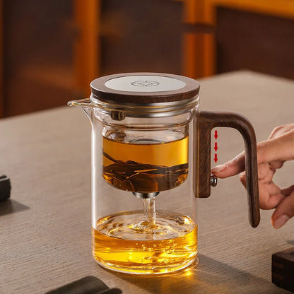 Magnetic Switch Glass Teapot with Tea Separator