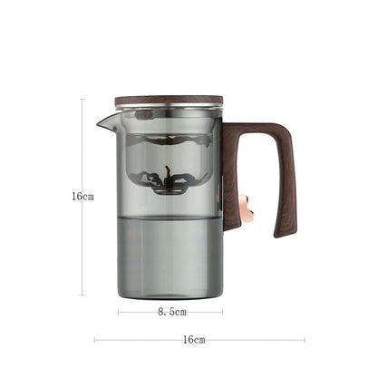 Magnetic Switch Glass Teapot with Tea Separator
