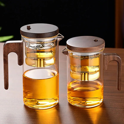Magnetic Switch Glass Teapot with Tea Separator