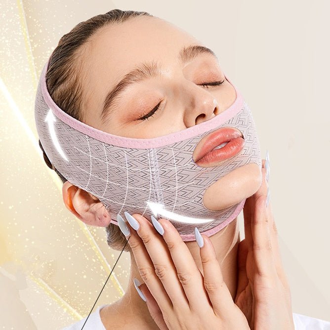 Face-Lifting V-Face Bandage Sleep Mask